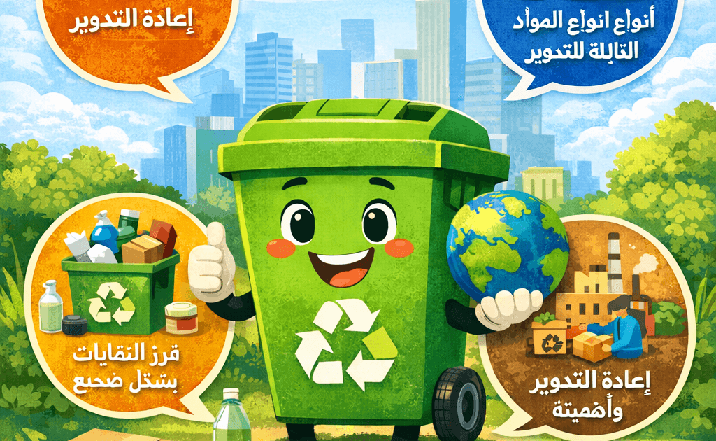 معلومات عن إعادة التدوير